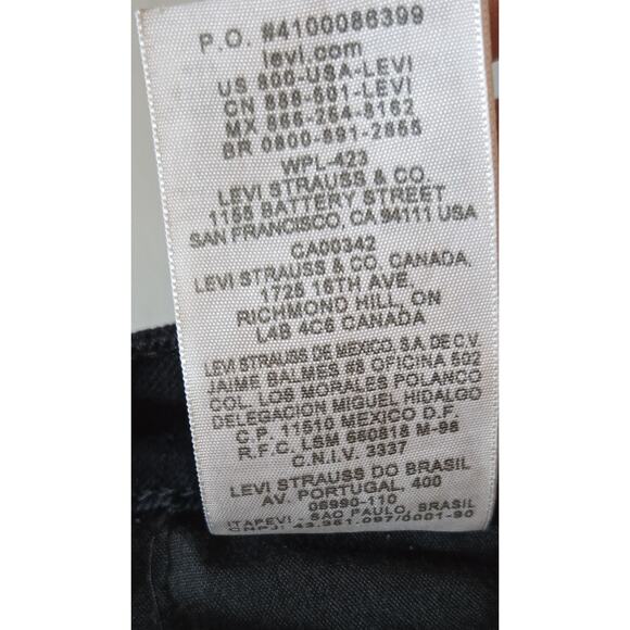 Levi's 515 Jeans Womens 12 S/C Dark Wash Blue Boot Cut - Picture 4 of 9